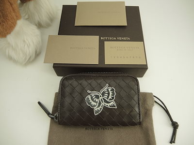 ボッテガヴェネタ カセット 折り畳みコインケース ブラック 希少 美品