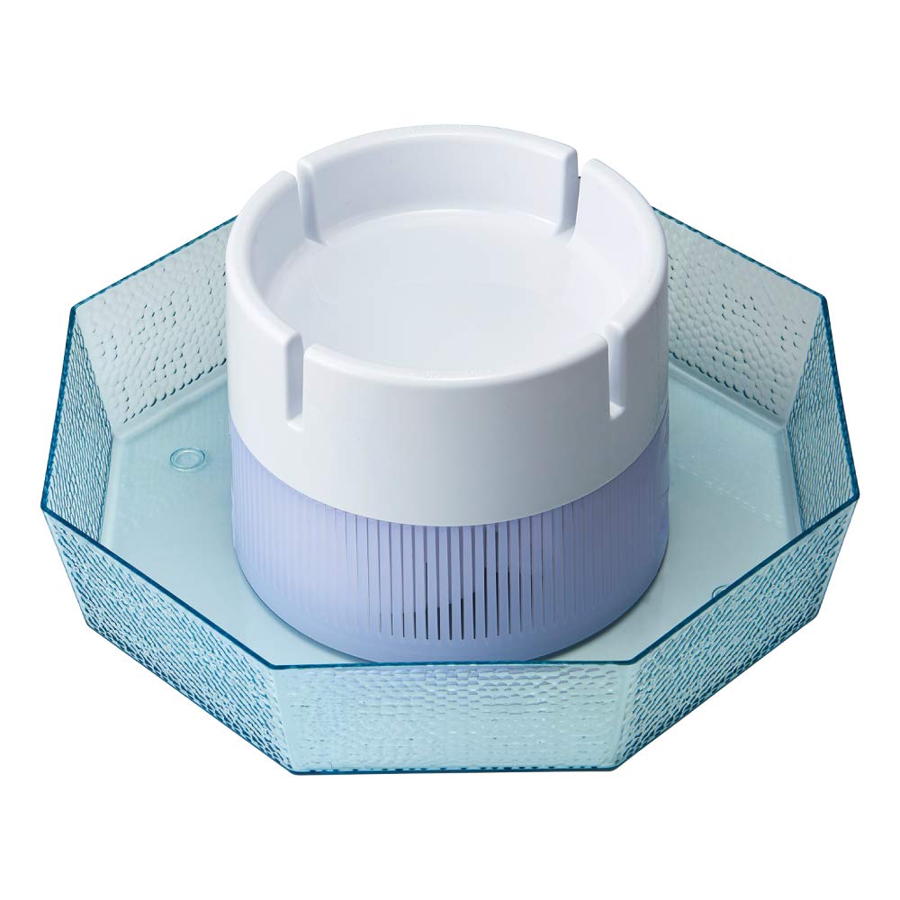 ドウシシャ(Doshisha) そば用具 クリア 約幅32.5×奥行き32.5×高さ15.0cm 光るひんやり流しそうめん DWT-19