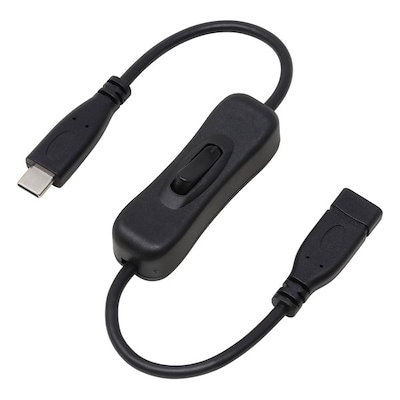 他サイト： アイネックス　［］USB2.0 Type-C 電源スイッチケーブル U20CC-MF03P10S　U20CC-MF03P10Sの商品画像
