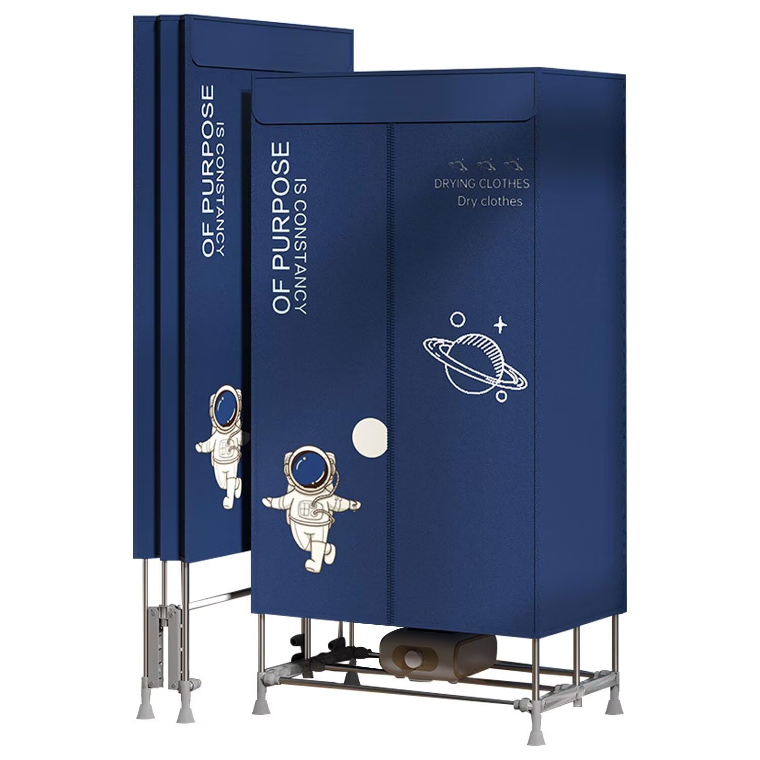 Twinbasto 衣類乾燥機 部屋干し 折り畳み乾燥機 1200W 高温除菌 快速乾燥 除菌 シワ防止 梅雨対策 花粉対策 カビ防止 大容量 省エネタイプ タイマー機能 日本語取扱説明書付き 高17