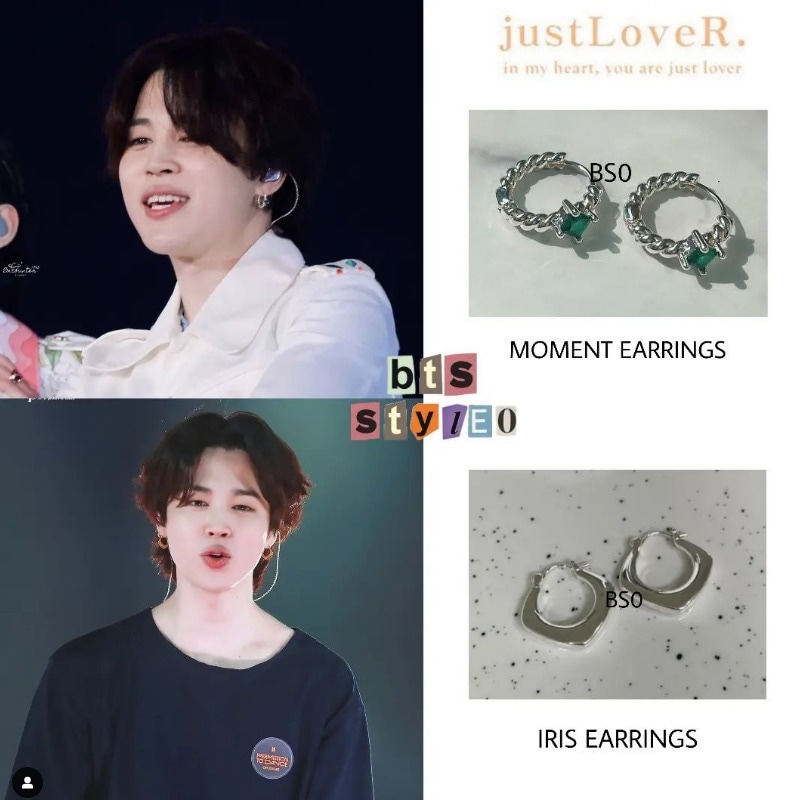 bts着用 モメントイヤリング