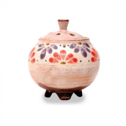 日本香堂 香炉 粉引花三島 京焼・清水焼 79662