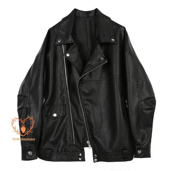 ライダースジャケット エコレザー ライダース ジャケット アウター レディース マスタード フェザー ファッション オシャレ クラ 防風 防寒着