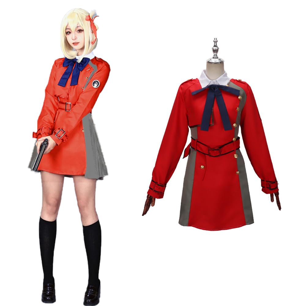 錦木千束 コスプレ Lycoris Recoil Cosplay 制服 仮装 コスチューム 井ノ上たきな コスプレ衣装 戦闘服 応援服 リコリスリコイル ハロウィン コスプレ レデ 94115