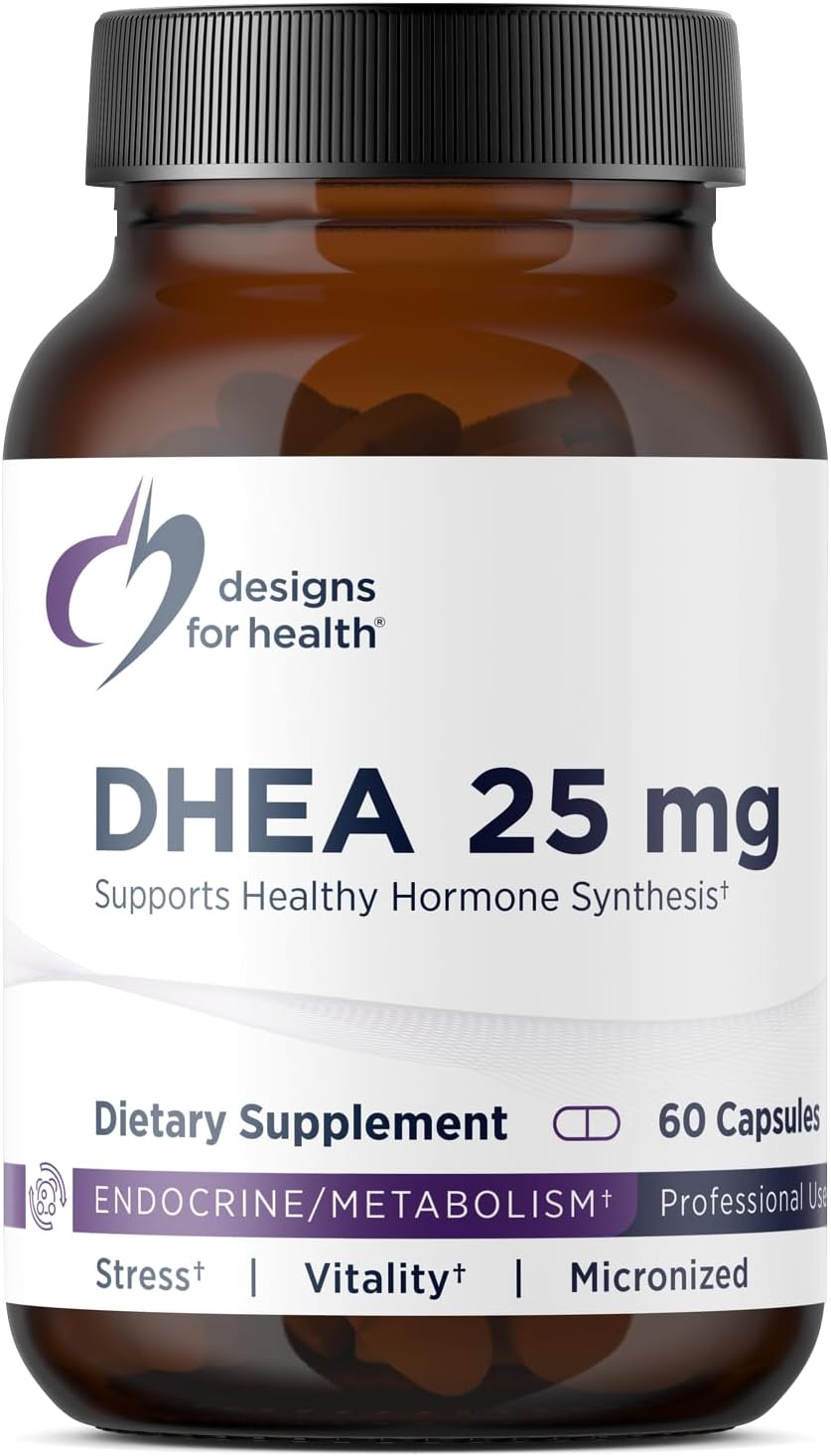 Designs for Health DHEデヒドロエピアンドロステロン 25mg for Men + Women