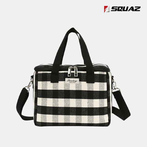 保冷バッグ チェック 保温保冷 ゴルフバッグ キャンプ 弁当 旅行カバン ピクニック クーラーバッグ SAJB001