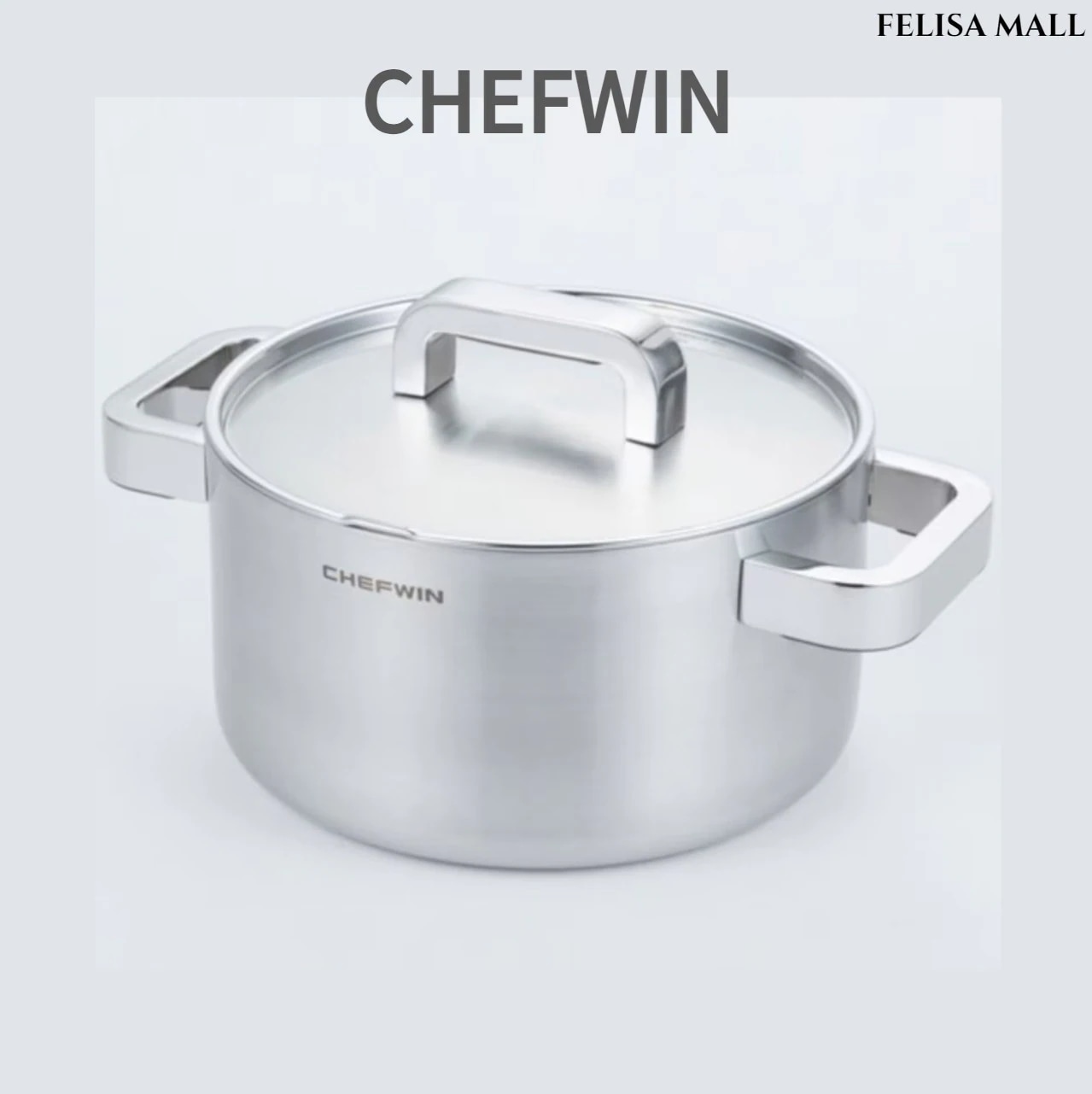 [CHEFWIN] 韓国プレミアム鍋 5重/最高級314ステンレス　IH/ガス 16CM,20CM