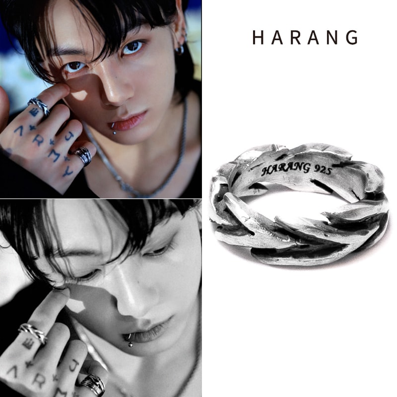 btsジョングク着用 [HARANG] HR 205R Laurel Wreath Ring