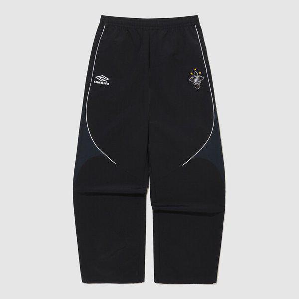 HBL ネオ ブリット カラーブロック ワイド ジョガー 2WAY セットアップ パンツ BLACK UR123CPT22 BLK0