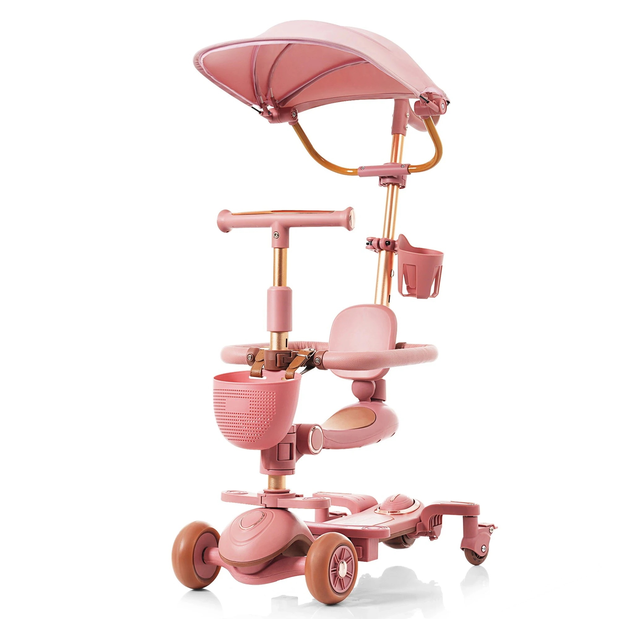 キックボード 折りたたみ キックスクーター スクーター 3輪 ライト付き子供 キッズ フットブレーキ 光る 座り 立ち ハンドル 高さ調整 シート4段階 スピーカー付き 収納 1歳～10歳