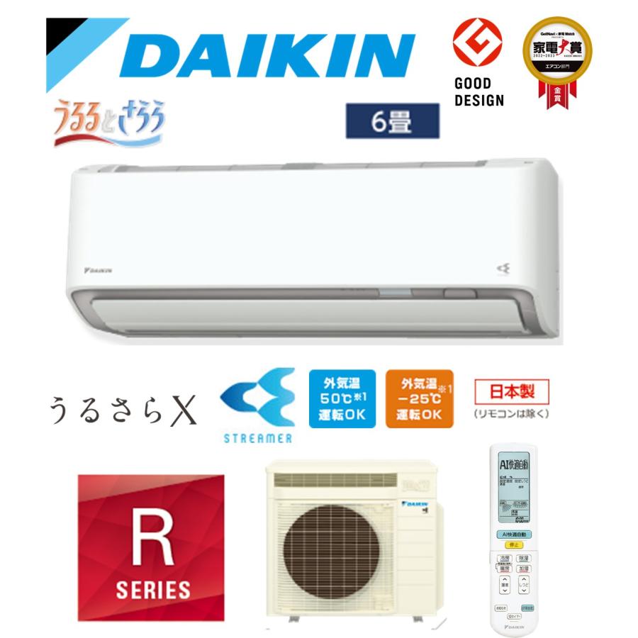 【本体販売のみ】ダイキン DAIKIN エアコン AN224ARS-W (大型配送対象商品)【大型配送商品】