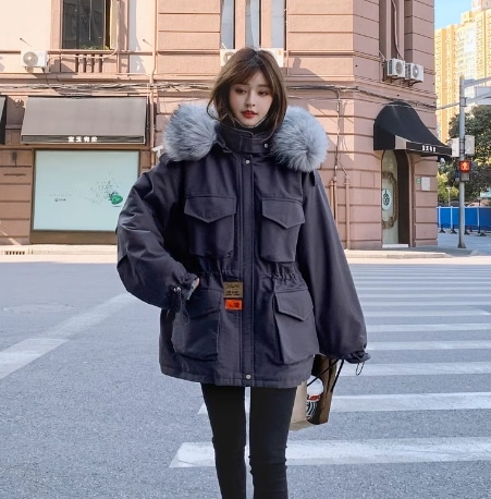 レディース コート ボアジャケット 長袖 クルーネック ファスナー ポケット ドロスト ファー フェイクファー かわいい 大人可愛い きれいめ シンプル カジュアル 上品 おしゃれ こなれ感