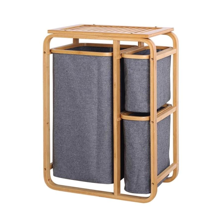 ランドリー バスケット 洗濯カゴ 収納ボックス 竹製 引き出し 洗濯物 着物 タオル 衣類収納 分類収納 容量 防水 洗濯用 洗剤収納 トイレ置き 浴室用 玄関 リビ