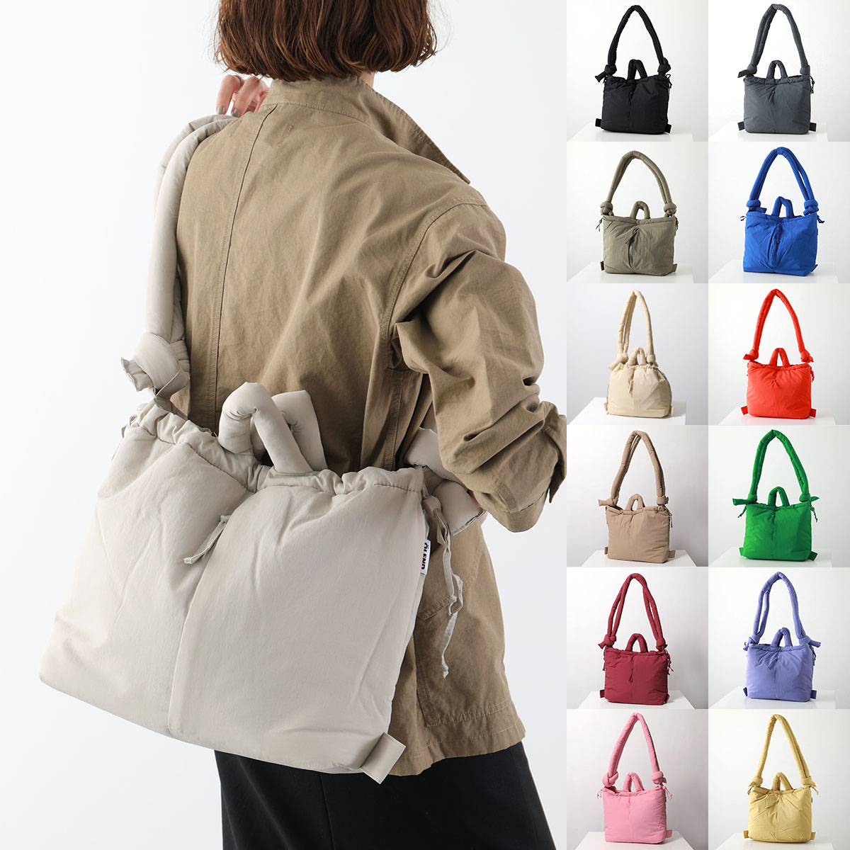 OLEND オレンド ショルダーバッグ ONA SOFT BAG オナ ソフトバッグ レディース ハンドバッグ バックパック リュック 3WAY 撥水 軽量 鞄 カラー13色