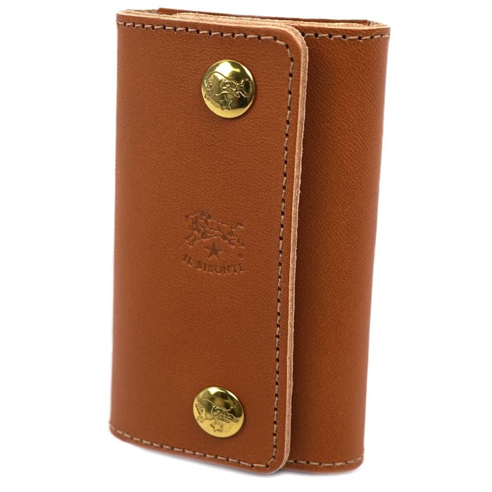 イルビゾンテ キーケース キーリング付 6連 IL BISONTE ヴィンテージ色 ナチュラル（ペトラブラウン） レディース メンズ ユニセックス SKH045 PG0001 NA178B