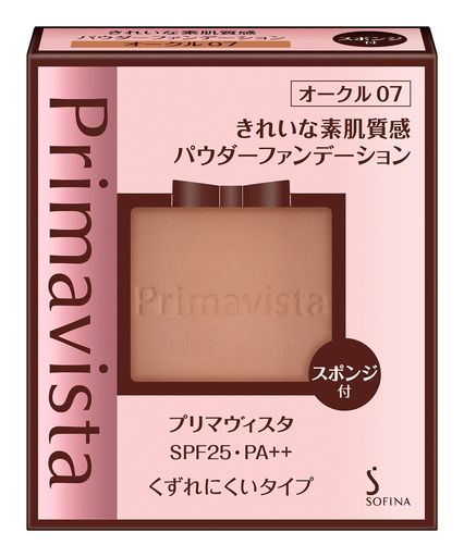 プリマヴィスタ きれいな素肌質感パウダーファンデーション オークル07 SPF25 PA++ 9G