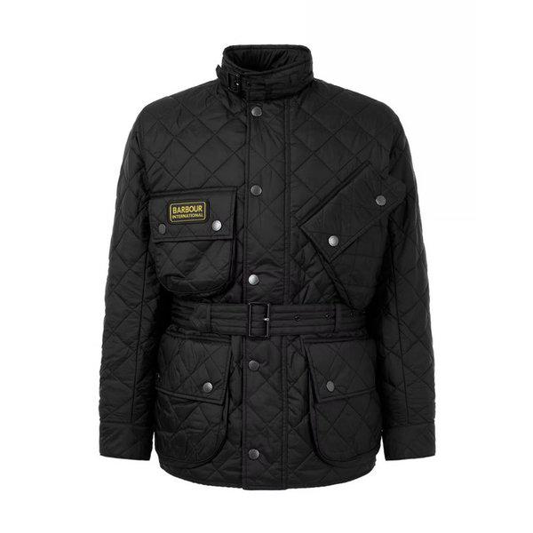 [26SS] 男性 ブラック B.Intl インターナショナル キルティング ジャケット URJA6E108BK