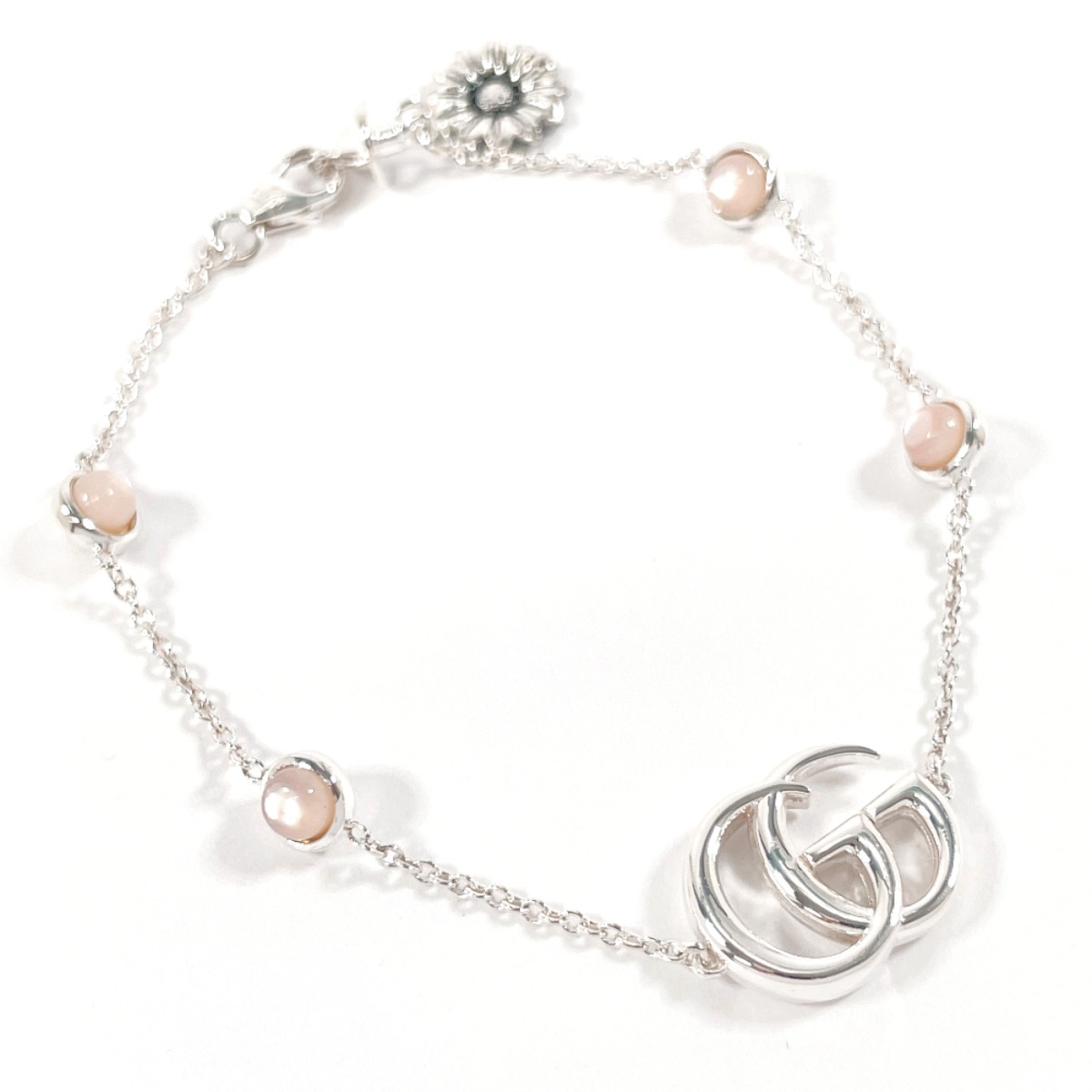 527393 ダブルG ブレスレット シルバー シルバー925 レディース