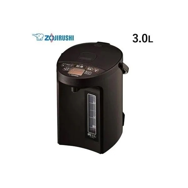 象印 3.0L 電気ポット マイコン沸とう VE電気まほうびん 優湯生 CV-GB30-TA ブラウン