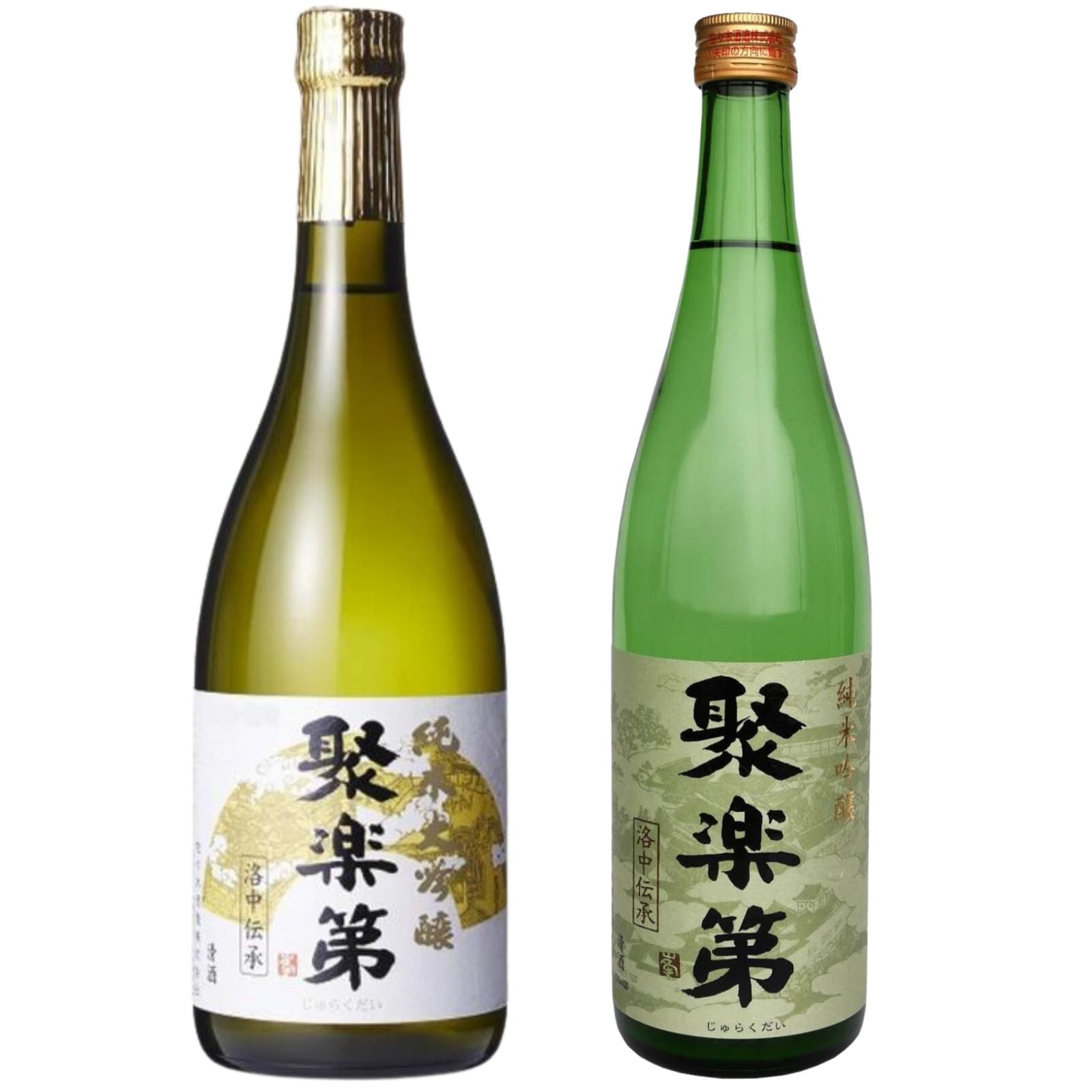 【2本セット】 飲み比べ 聚楽第 じゅらくだい 日本酒 純米大吟醸 720ml + 純米吟醸 720ml 佐々木酒造 特製ボックス 山田錦