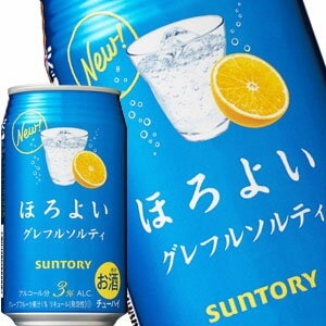 サントリー ほろよい グレフルソルティ 350ml缶72本［24本3箱］34営業日以内に出荷北海道沖縄離島は送料無料対象外［チューハイ］［送料無料］