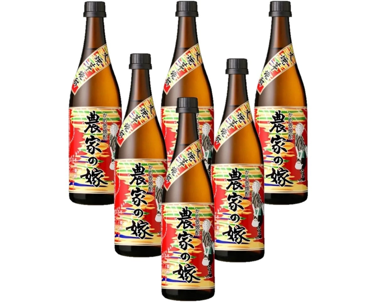 【送料無料】霧島町蒸留所 焼き芋焼酎 農家の嫁 25度 720ml6本【北海道東北四国九州地方は別途送料がかかります】