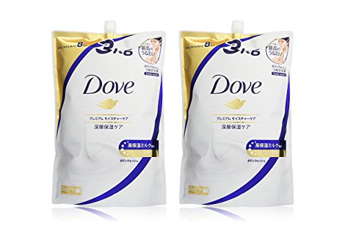 Dove(ダヴ) Dove ダヴ ボディウォッシュ プレミアム モイスチャーケア つめかえ用 3kg × 2個 2袋