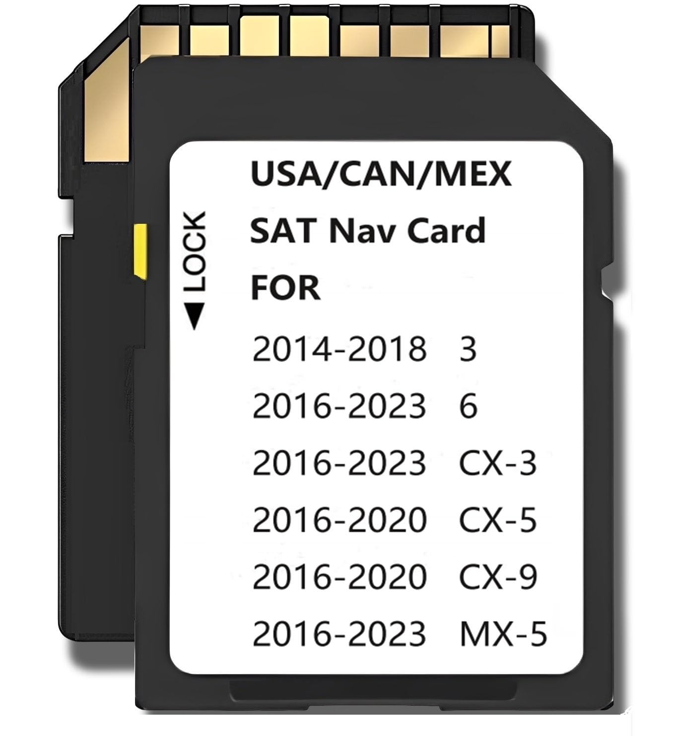最新のナビゲーションSDカードメモリmaz*daモデルに対応:(2016-23)-Cx3(2016-20)-CX5(2016-20)-Cx9.(2016-23)-Mx5.(2014-18)-3.