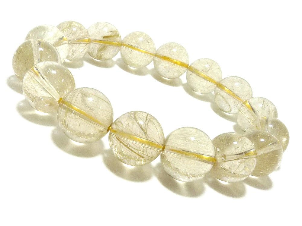 ゴールドルチルクォーツ ルチルクォーツ ブレスレット 11mm パワーストーン ブレスレット メンズ レディース 天然石 数珠 アクセサリー メンズブレスレット レディースブレスレット パワ h833