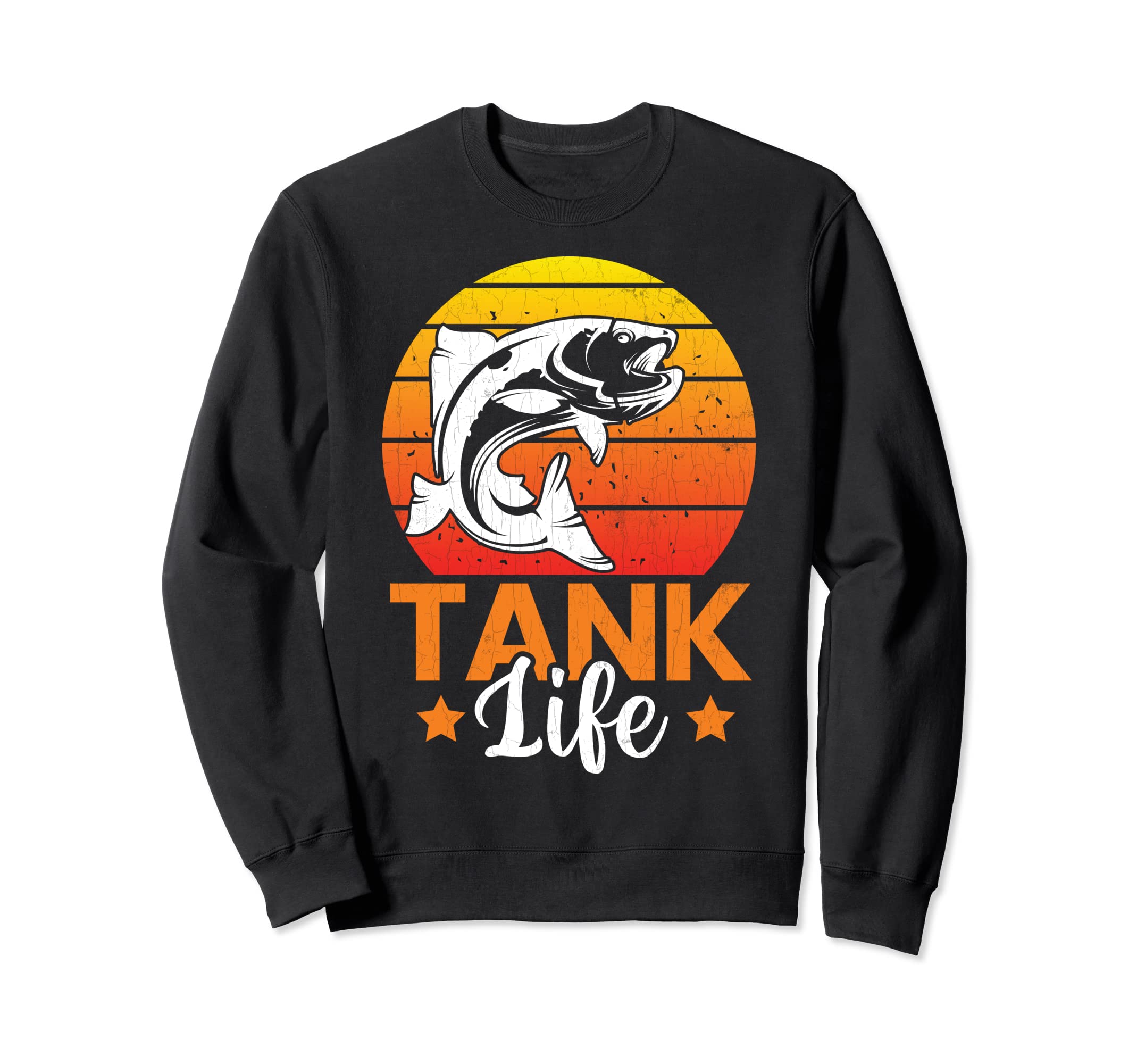 Tank Life 面白い魚飼い アクアリスト アクアリウム グラフィック トレーナー