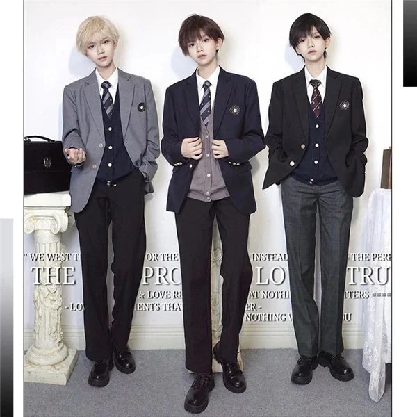 男の子スーツ　入学式スーツ 卒業式 jk 学生服 無地 コート 上下セット男子高生制服 フォーマル スーツジャケット 発表会 制服 長袖 コスプレ衣装 大きいサイズありdg033zb