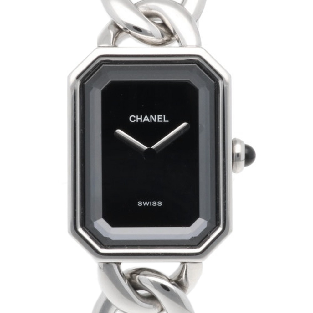 シャネル プルミエール L 腕時計 ステンレススチール H0452-L クオーツ 1年保証 CHANEL 中古