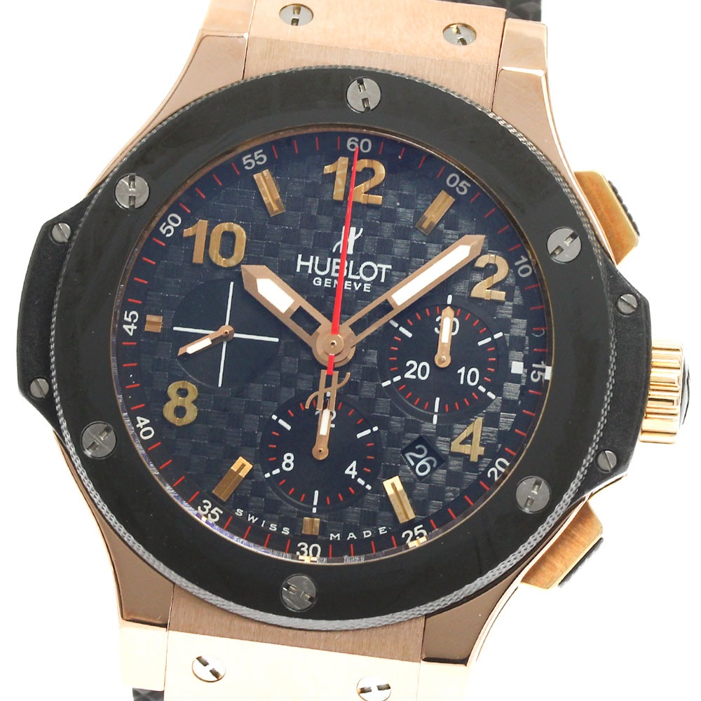 ウブロ HUBLOT 301.PB.131.RX ビッグバン ゴールド セラミック デイト クロノグラフ 自動巻き メンズ _860066【中古】