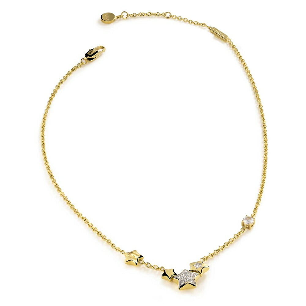 フルラ ネックレス レディース ファッション スパークリングスターズ 星型 イエローゴールド ステンレス アクセサリー チェーン おしゃれ かわいい 大人 女性デート パーティ 結婚式 記念日 サプラ
