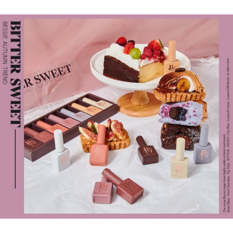 韓国 ネイル カラージェル bessie BITTER SWEET ジェルネイル Qoo10] BESSIE / BITTER SWEE
