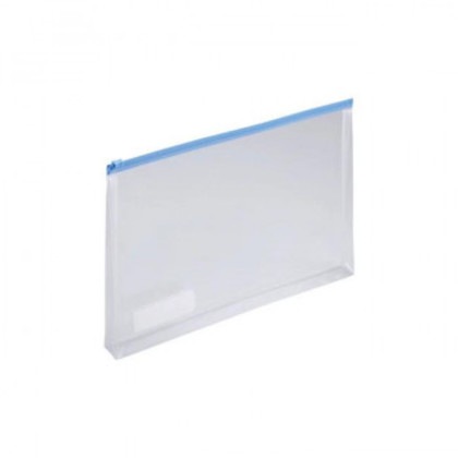 LIHIT LAB.(リヒトラブ) クリヤーケース(マチ付) A4 S型(タテ型) 藍 F-74SM-25P