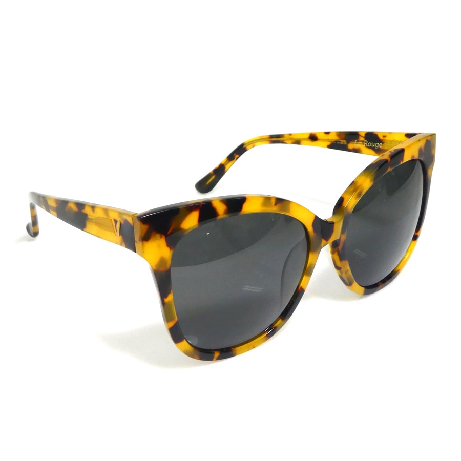 GENTLE MONSTER ジェントルモンスター サングラス プラスチック イエロー×ブラウン ユニセックス h31115k