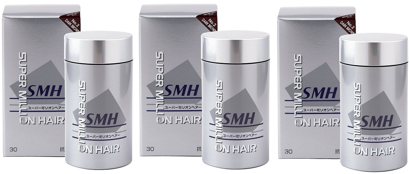 ルアン スーパーミリオンヘアー 30g No.2 ダークブラウン 3点セット DB3 8,642円
