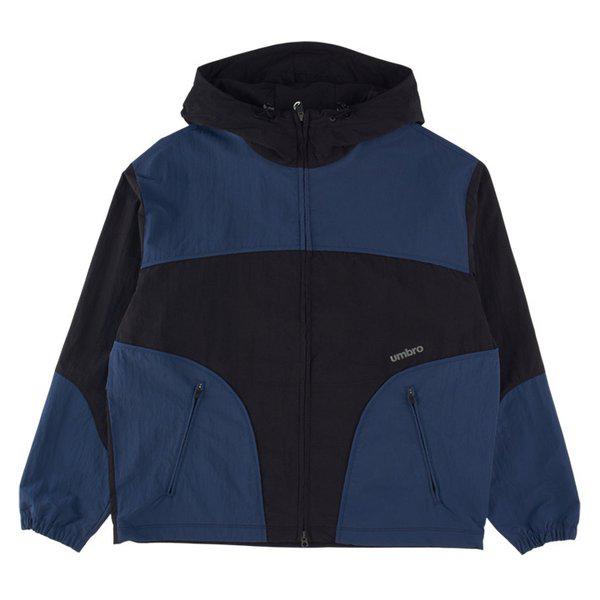 ウェイファインダー配色フード付きジャケットUQ123CJK12 BLK0
