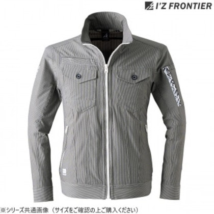 アイズフロンティア ストライプサッカージャケット 13 ディープグレー LL 3450