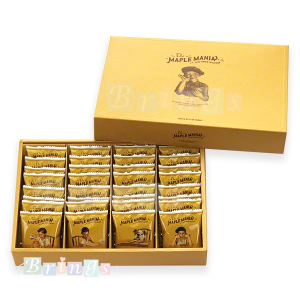 メープルマニア メープル バター クッキー 32枚入 専用おみやげ袋(ショッパー)付き 5,443円