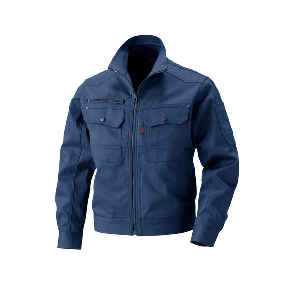 (村上被服製) ブルゾン/作業着 (ネイビー L) スーパーストレッチ素材使用 綿 ポリエステル 5400series 5403 5,351円