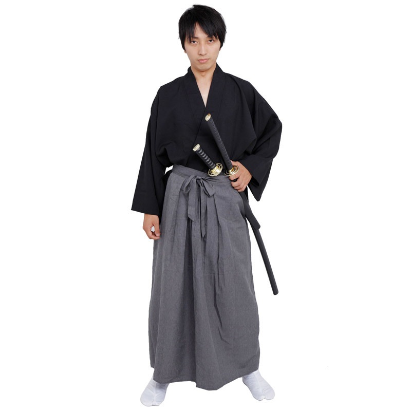 コスプレ 仮装 Patymo 侍 SAMURAI 【 コスプレ 衣装 ハロウィン 仮装 コスチューム メンズ 和服 大人用 余興 時代劇 和風 サムライ 武士 パーティーグッズ 男性用 】