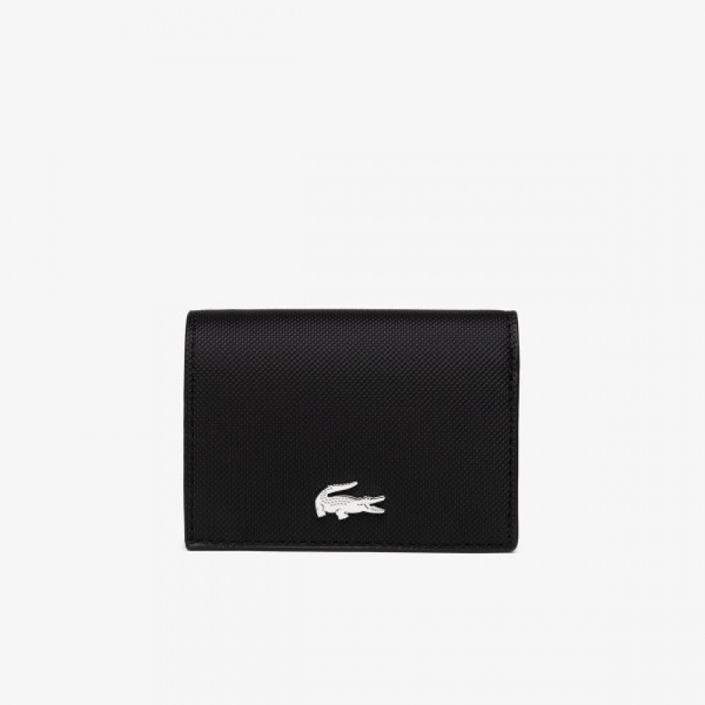 ラコステアンナスリム二つ折り財布