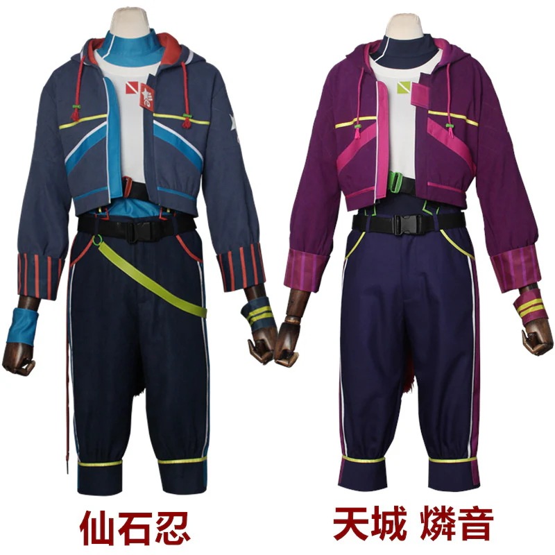 [今日は安い-出荷が早い]あんさんぶるスターズ あそび部 ASOBI Club 仙石忍 天城燐音 コスプレ衣装 コスチューム品質良い 店舗お勧め