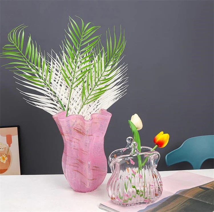 INSスタイル 花瓶 純り 装飾 ガラスの花瓶 置物 シンプル 水耕栽培器 リビング 食卓 ジョーの贈り物 大人気