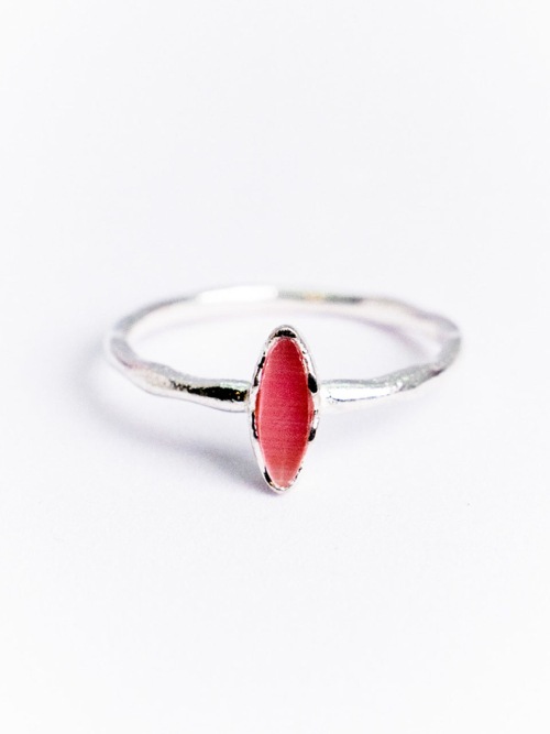 【HARANG】 HR 171R_Pink Cats Eye Ring(Oval) 正規品