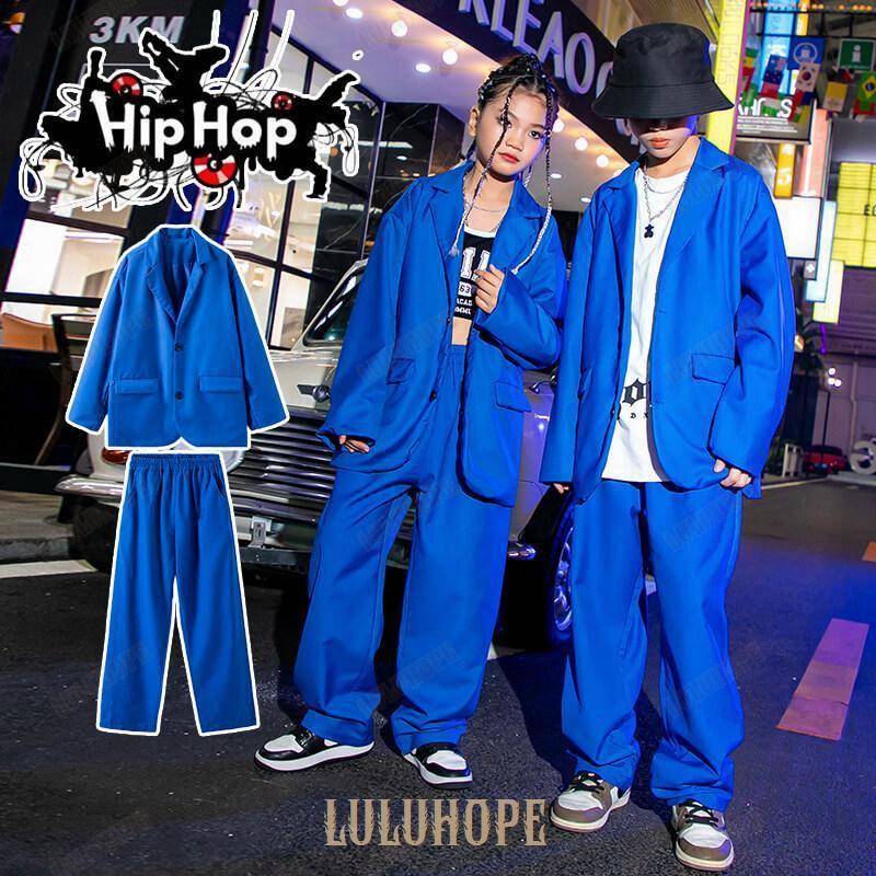 キッズダンス衣装 ヒップホップ HIPHOP スーツセットアップ アウター パンツ 子供 男の子 女の子 ガールズ ジャズダンス ステージ衣装 練習着 応援団 演出服