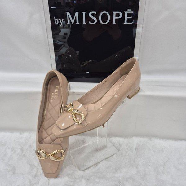 By 女性 ロゴ装飾 パンプス 112HT435SF006 SKINBEIGE 4 JJ