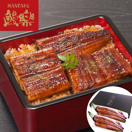 鰻楽 九州産 うなぎ蒲焼 4尾 (計560g）グルメ 贈り物 産地直送